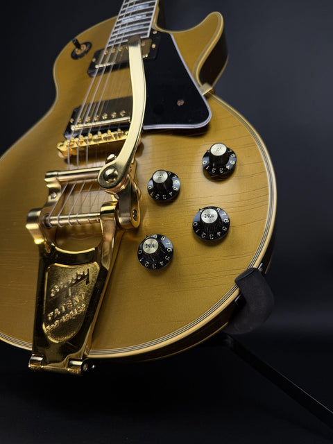 Gibson Custom Limited Edition Greatest Hits Volume II 1968 Les Paul Custom - Double Gold w/ Bigsby Murphy Lab Ultra Light Aged -