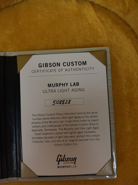 Gibson Custom Limited Edition Greatest Hits Volume II 1968 Les Paul Custom - Double Gold w/ Bigsby Murphy Lab Ultra Light Aged -