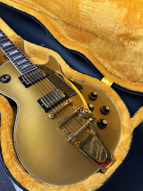 Gibson Custom Limited Edition Greatest Hits Volume II 1968 Les Paul Custom - Double Gold w/ Bigsby Murphy Lab Ultra Light Aged -