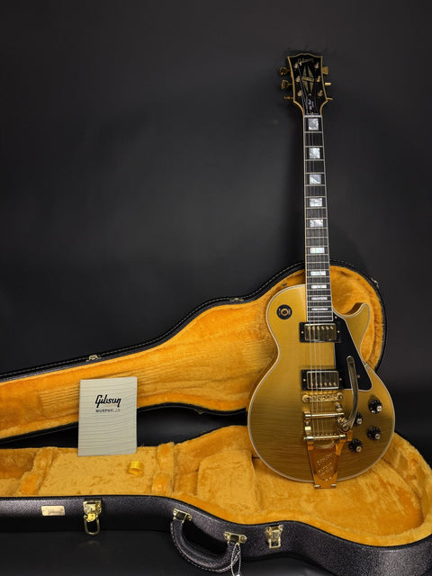Gibson Custom Limited Edition Greatest Hits Volume II 1968 Les Paul Custom - Double Gold w/ Bigsby Murphy Lab Ultra Light Aged -