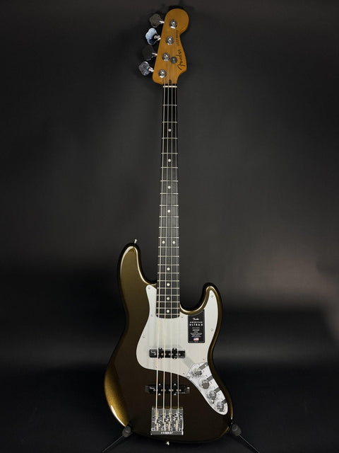 Fender American Ultra II Jazz Bass - Texas Tea -