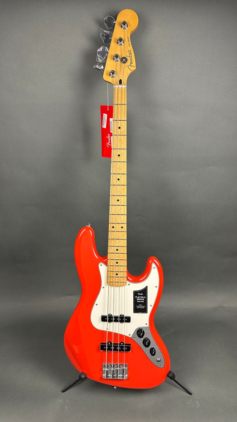 Fender Player II Jazz Bass - Coral Red - 