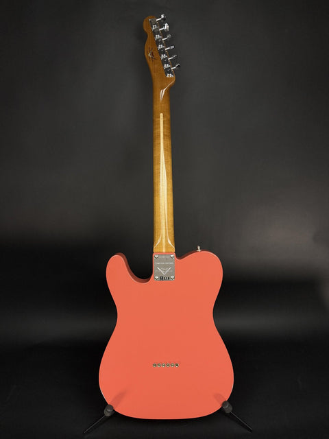 Fender Custom Shop Limited Edition Custom Deluxe Roasted Telecaster NOS with Matching Painted Headcap - Tahitian Coral -