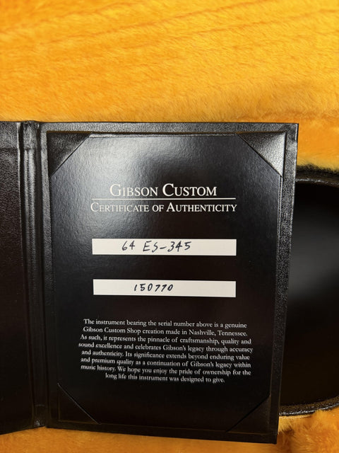 Gibson Custom M2M 1964 ES-345 - Watermelon Red VOS Gold Hardware