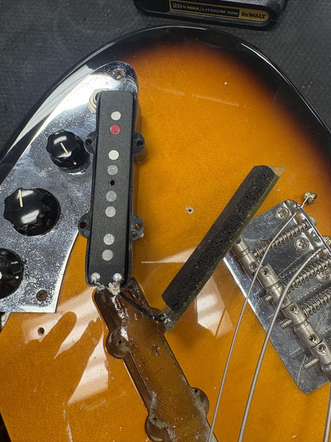 Pre-Owned Fender Partscaster Jazz Bass - Sunburst