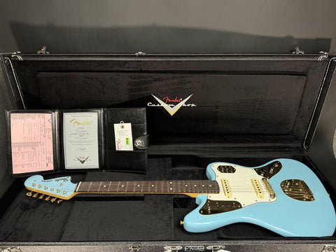 Fender Custom Shop 1962 Jaguar Closet Classic - Daphne Blue Gold Hardware -
