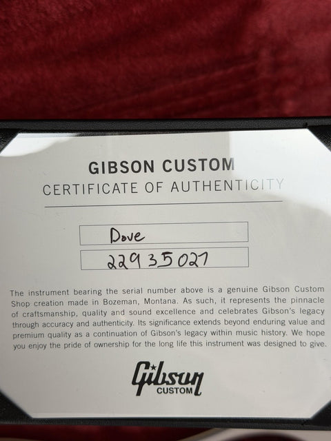 Gibson Custom Limited Edition Greatest Hits Volume II Dove - Alpine White Gloss