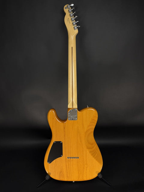 2006 Fender American Deluxe Telecaster HH Flame Maple Top - Amber -