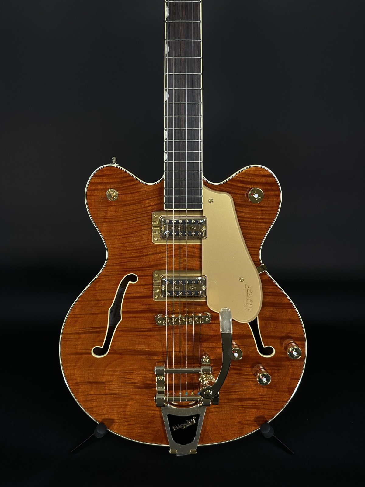 GREATCH Electromatic ゴールド　トレモロアーム Gretsch Electromatic Limited Broadkaster Flame Okoume