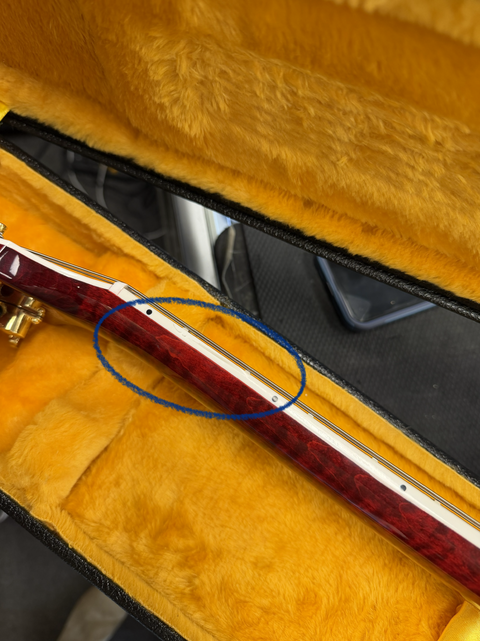 Gibson Custom Les Paul Custom Figured - Red Burst Gloss Gold Hardware -