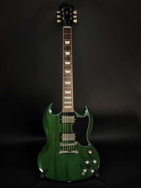 Gibson SG Standard '61 Stop Bar Translucent Teal -