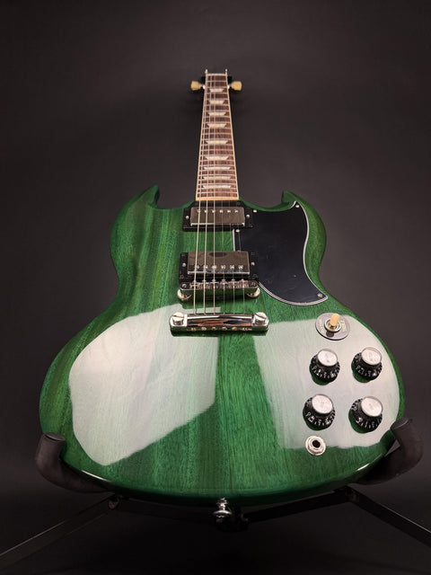Gibson SG Standard '61 Stop Bar Translucent Teal -