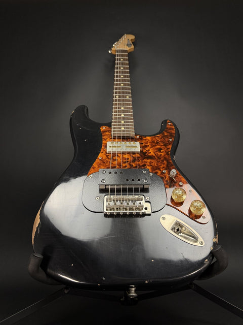 2021 Waterslide Coodercaster S-Style - Aged Nitro Black -