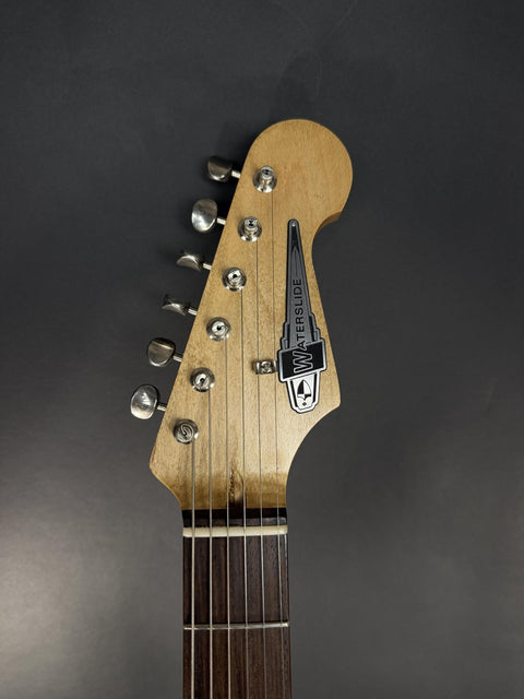 2021 Waterslide Coodercaster S-Style - Aged Nitro Black -