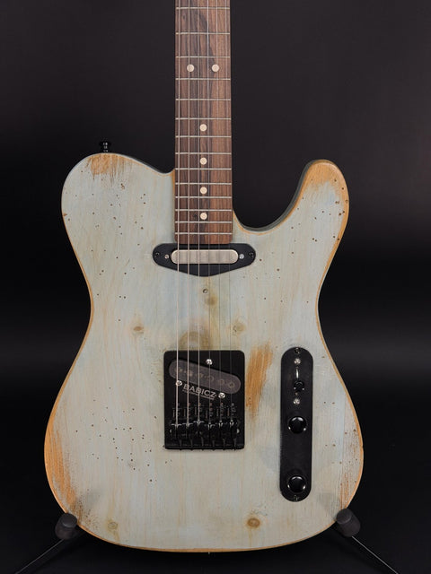 MB Guitars T-Style Partscaster Crackle - Ice Blue -