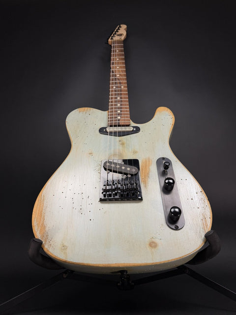 MB Guitars T-Style Partscaster Crackle - Ice Blue -