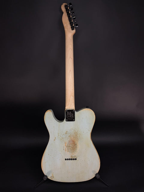 MB Guitars T-Style Partscaster Crackle - Ice Blue -