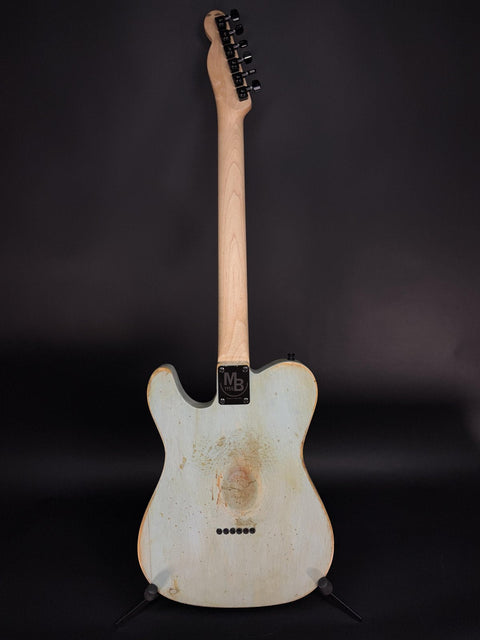 MB Guitars T-Style Partscaster Crackle - Ice Blue
