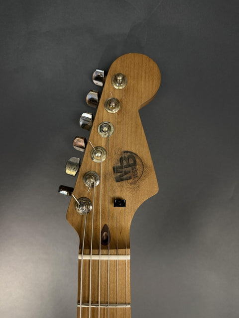 MB Guitars S-Style Crackle - Natural Ash -