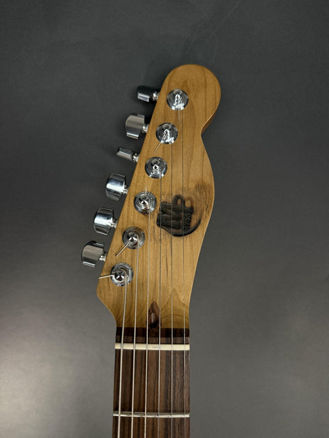 MB Guitars T-Style HS Partscaster - Dark Natural w/ Mint Guard