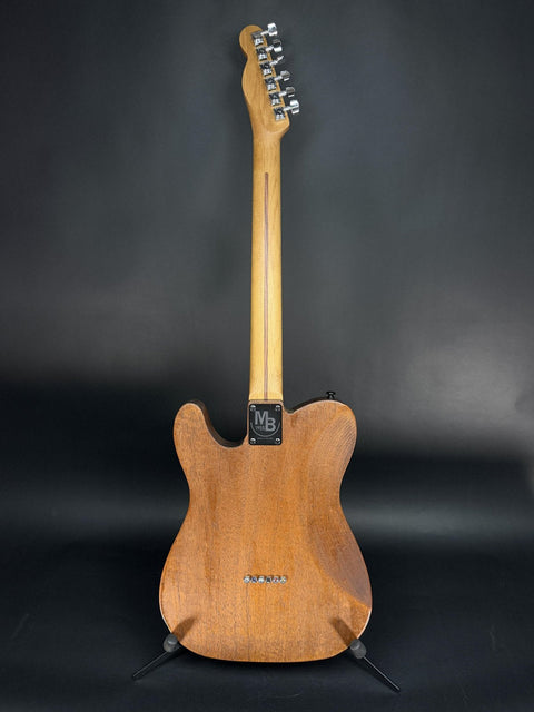 MB Guitars T-Style HS Partscaster - Dark Natural w/ Mint Guard