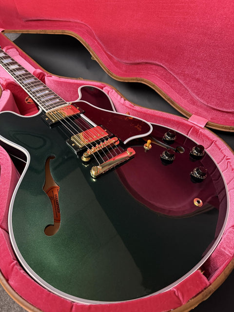 Gibson Custom Limited Edition Greatest Hits Volume II 1959 ES-355 - British Racing Green Gloss Gold Hardware -