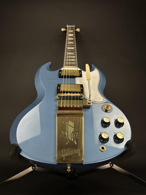 Gibson Custom M2M 1964 SG Standard Reissue w/ Maestro Vibrola - Pelham Blue -
