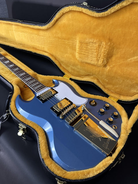 Gibson Custom M2M 1964 SG Standard Reissue w/ Maestro Vibrola - Pelham Blue -