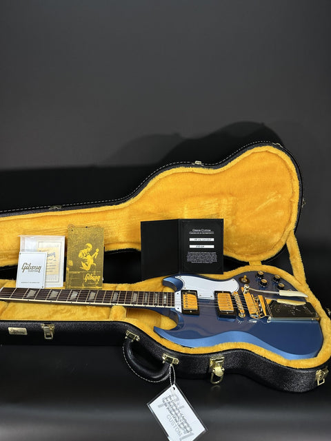 Gibson Custom M2M 1964 SG Standard Reissue w/ Maestro Vibrola - Pelham Blue -