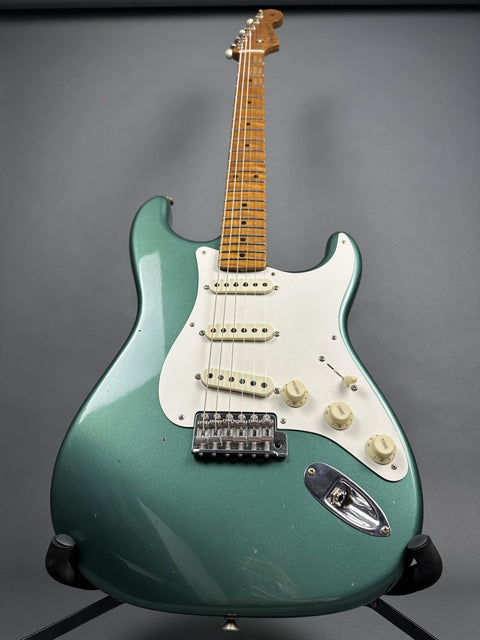 Fender Custom Shop 1958 Stratocaster Reissue Journeyman Relic - Aged Sherwood Green - 