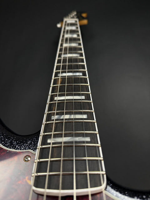 Fender Limited Edition Gold Foil Jazzmaster - Black Sparkle -
