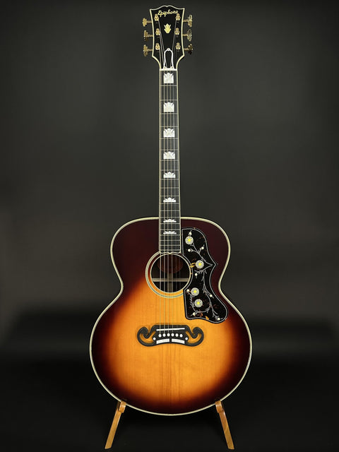 Epiphone Inspired By Gibson Custom Pre-War SJ-200 Rosewood Reissue - Vintage Sunburst -