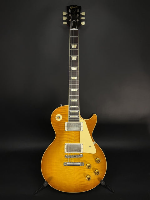 Gibson Custom 1958 Les Paul Standard Reissue Figured Top VOS - Lemon Burst