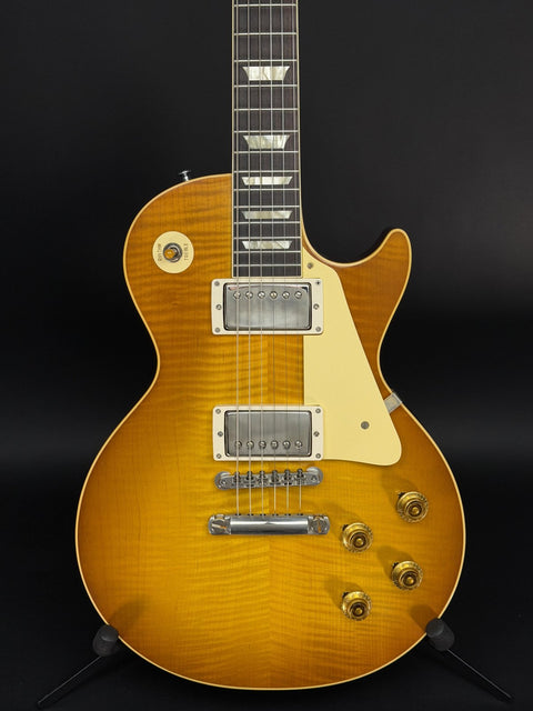 Gibson Custom 1958 Les Paul Standard Reissue Figured Top VOS - Lemon Burst -