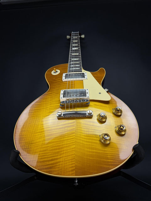 Gibson Custom 1958 Les Paul Standard Reissue Figured Top VOS - Lemon Burst -