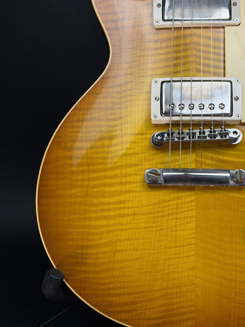 Gibson Custom 1958 Les Paul Standard Reissue Figured Top VOS - Lemon Burst -
