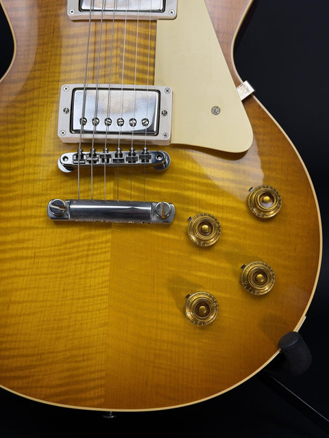 Gibson Custom 1958 Les Paul Standard Reissue Figured Top VOS - Lemon Burst -
