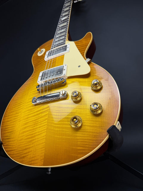 Gibson Custom 1958 Les Paul Standard Reissue Figured Top VOS - Lemon Burst -