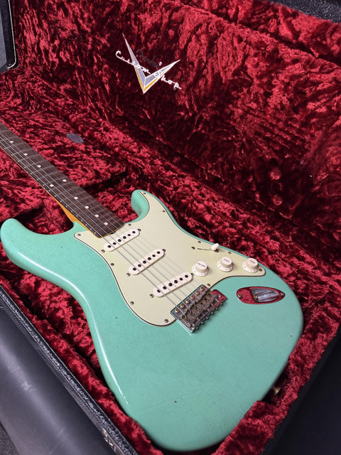 2022 Fender Custom Shop Limited Edition 62/63 Stratocaster Journeyman Relic - Aged Seafoam Green