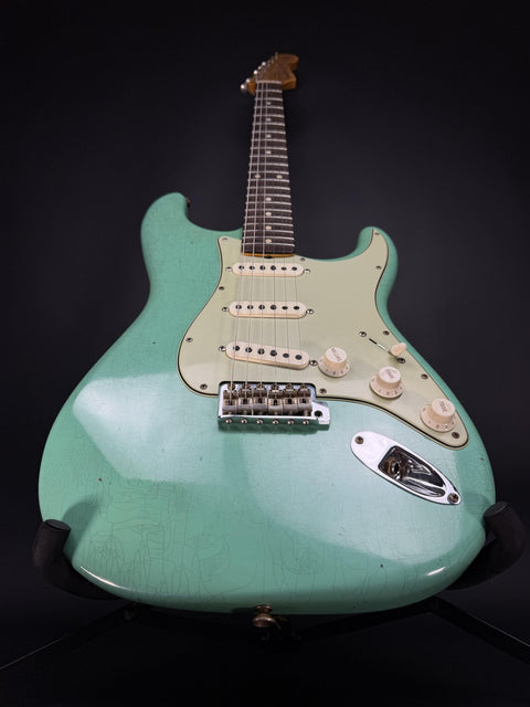 2022 Fender Custom Shop Limited Edition 62/63 Stratocaster Journeyman Relic - Aged Seafoam Green