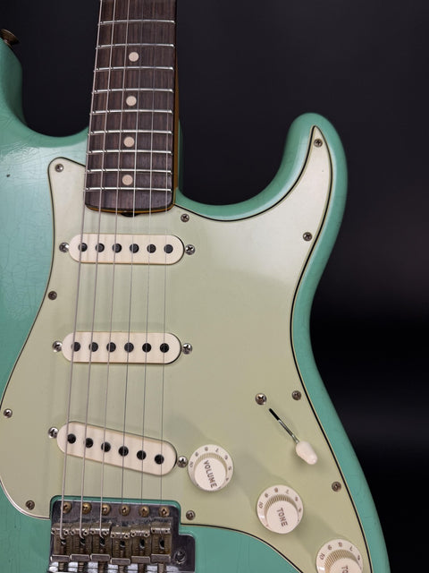 2022 Fender Custom Shop Limited Edition 62/63 Stratocaster Journeyman Relic - Aged Seafoam Green