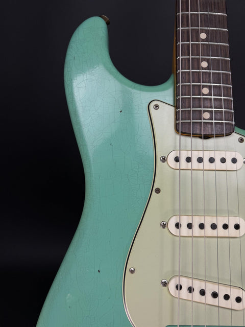 2022 Fender Custom Shop Limited Edition 62/63 Stratocaster Journeyman Relic - Aged Seafoam Green