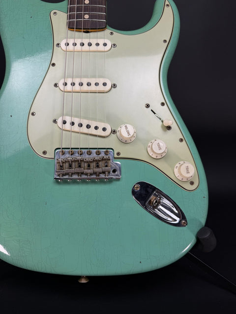 2022 Fender Custom Shop Limited Edition 62/63 Stratocaster Journeyman Relic - Aged Seafoam Green