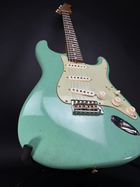 2022 Fender Custom Shop Limited Edition 62/63 Stratocaster Journeyman Relic - Aged Seafoam Green