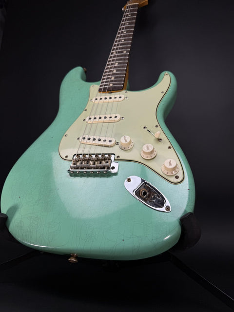 2022 Fender Custom Shop Limited Edition 62/63 Stratocaster Journeyman Relic - Aged Seafoam Green