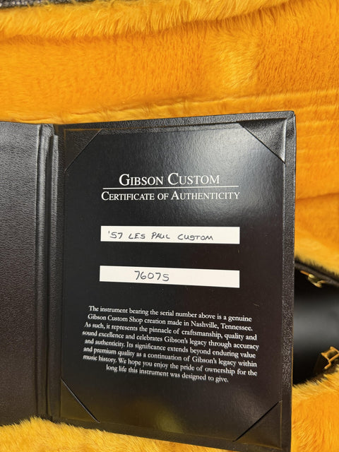 Gibson Custom M2M 1957 Les Paul Custom - Antique Brunswick Blue