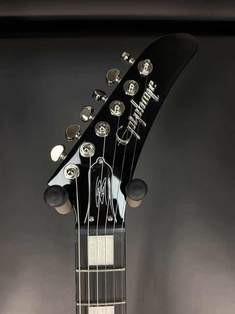 Epiphone Lzzy Hale Explorer Custom - Black Diamond Holographic Sparkle