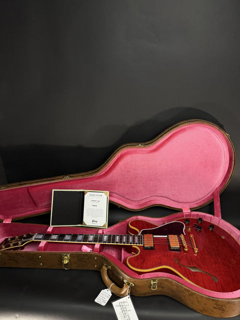Gibson Custom Limited Edition 1960 ES-355 Reissue Figured Light Aged - Sixties Cherry Gold Hardware -