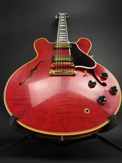 Gibson Custom Limited Edition 1960 ES-355 Reissue Figured Light Aged - Sixties Cherry Gold Hardware -