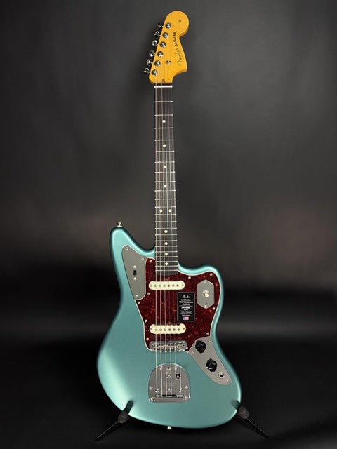 Fender American Professional Classic Jaguar - Faded Sherwood Green Metallic -